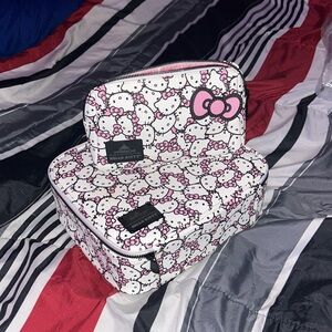 Hello kitty makeup bag set